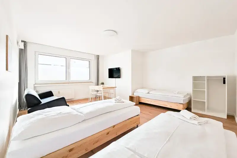Monteurzimmer, Monteurwohnung, Mieten, Buchen, NRW, bettwaesche,
